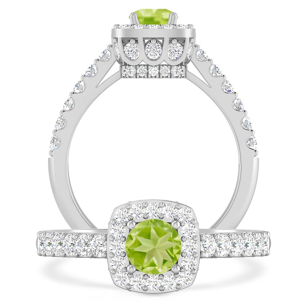 White Gold - Peridot