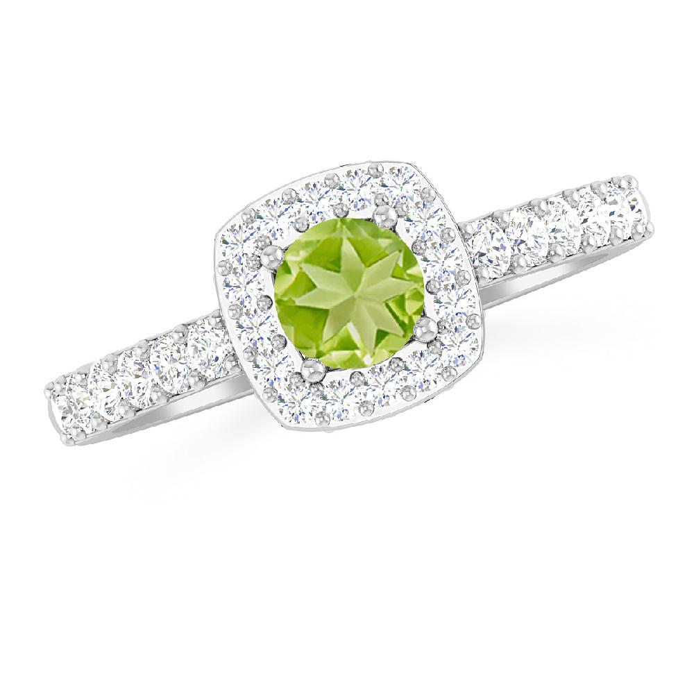 White Gold - Peridot