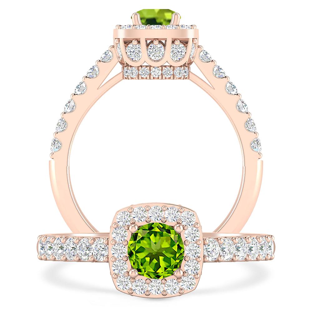 Rose Gold - Peridot