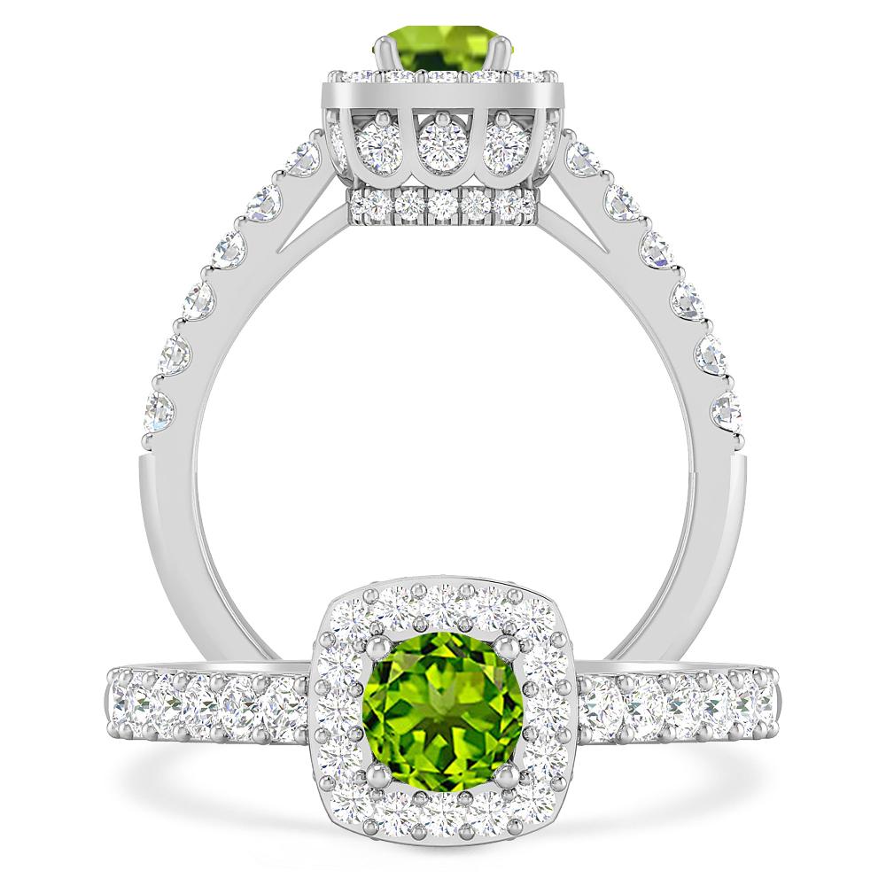 White Gold - Peridot