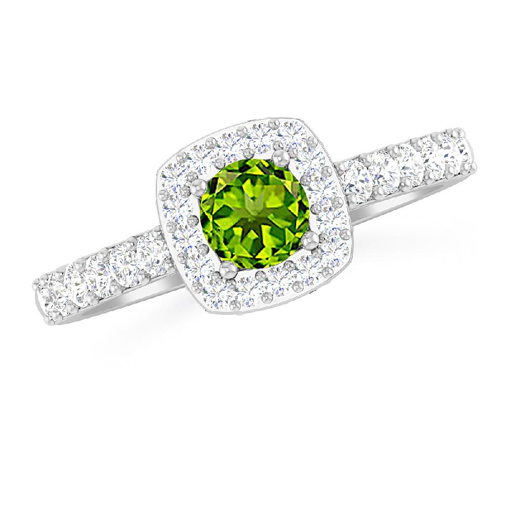 White Gold - Peridot