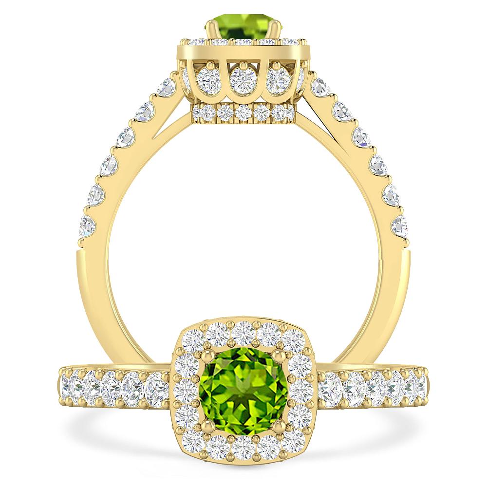 Yellow Gold - Peridot