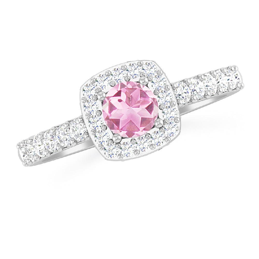 White Gold - Pink Tourmaline