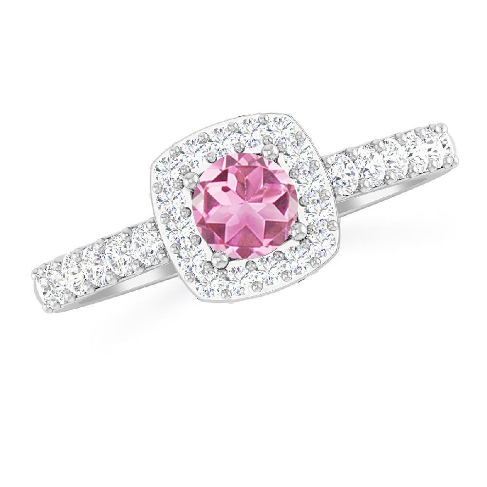 White Gold - Pink Tourmaline