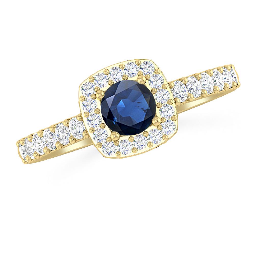 Yellow Gold - Sapphire