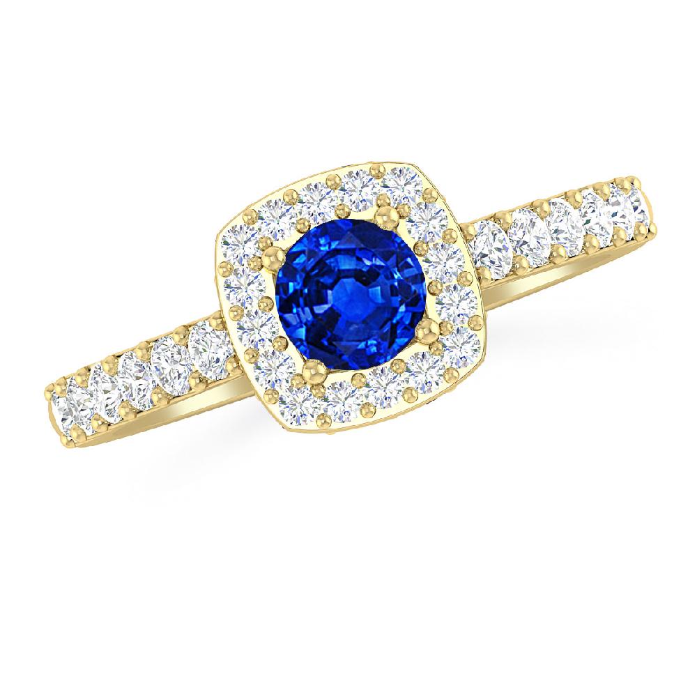 Yellow Gold - Sapphire