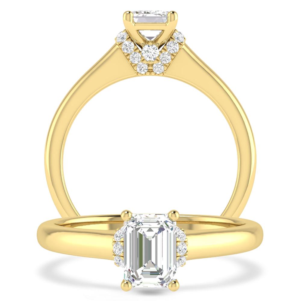 Yellow Gold - Emerald