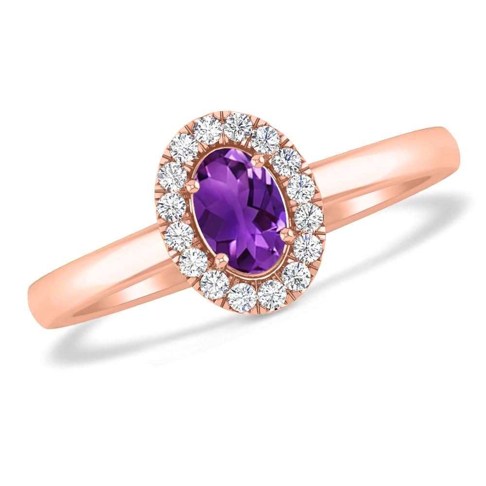 Rose Gold - Amethyst