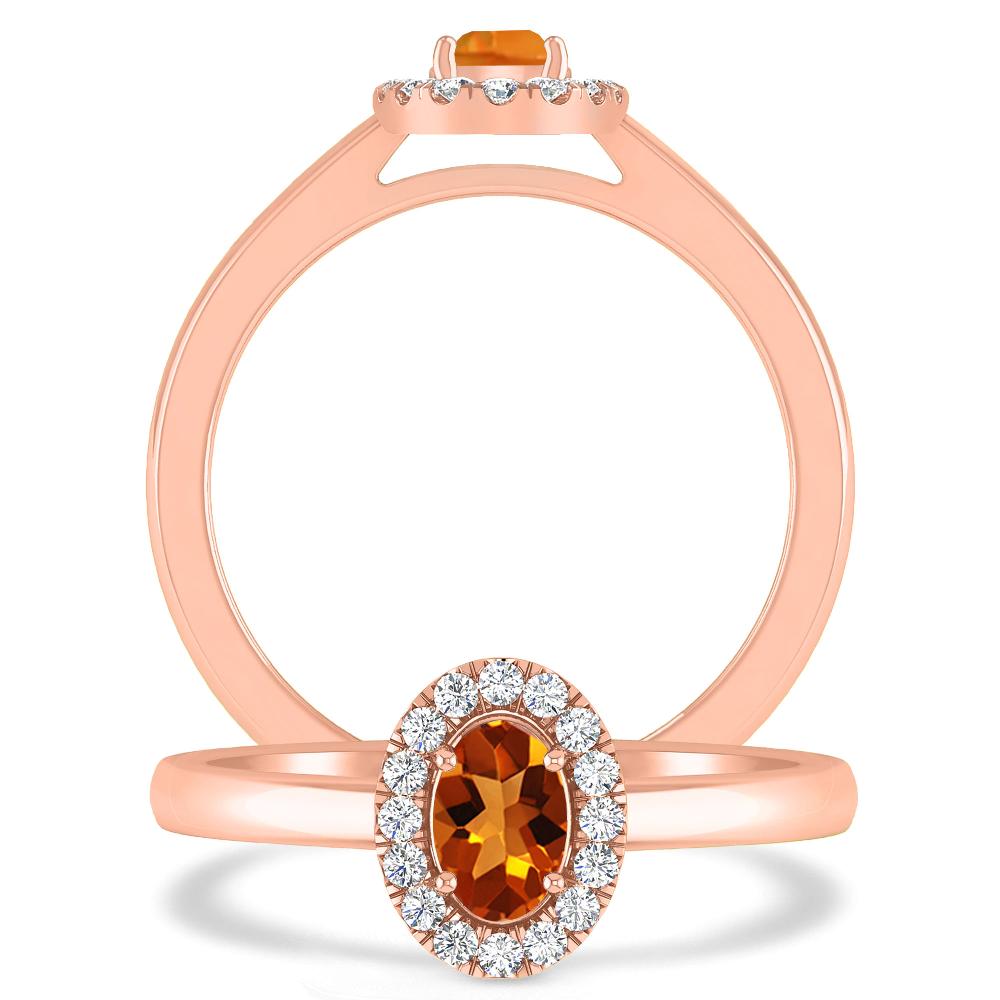 Rose Gold - Citrine