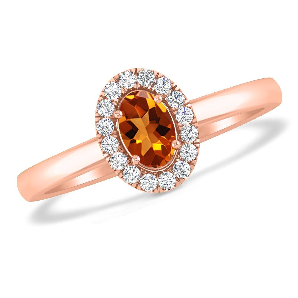 Rose Gold - Citrine