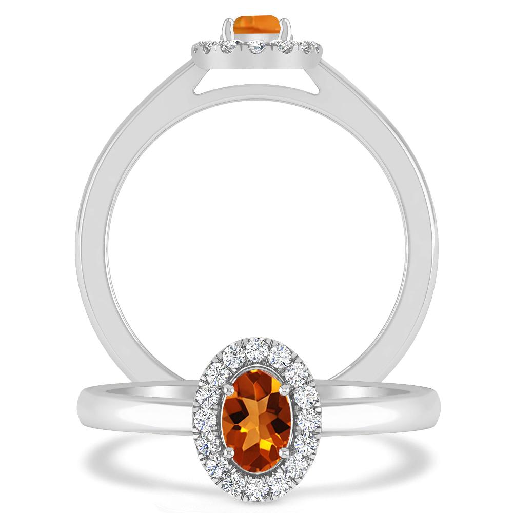 White Gold - Citrine