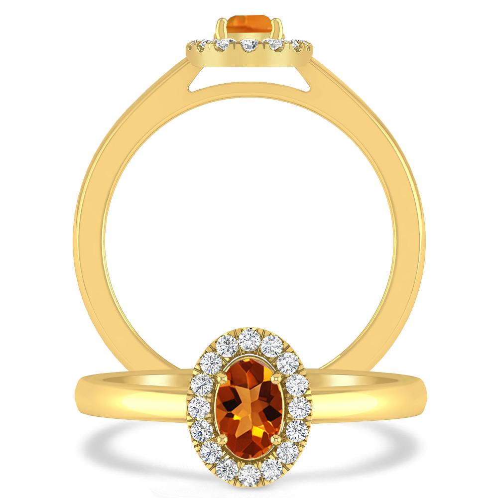 Yellow Gold - Citrine