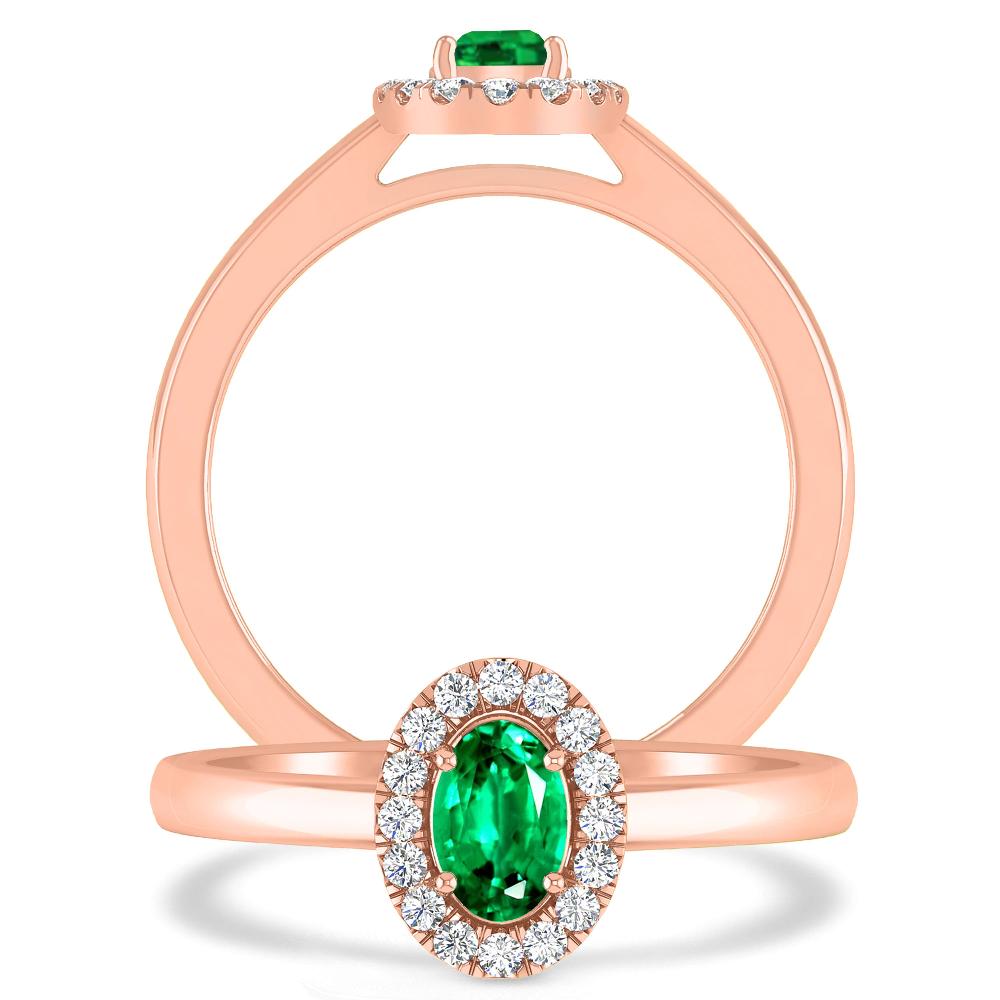 Rose Gold - Emerald