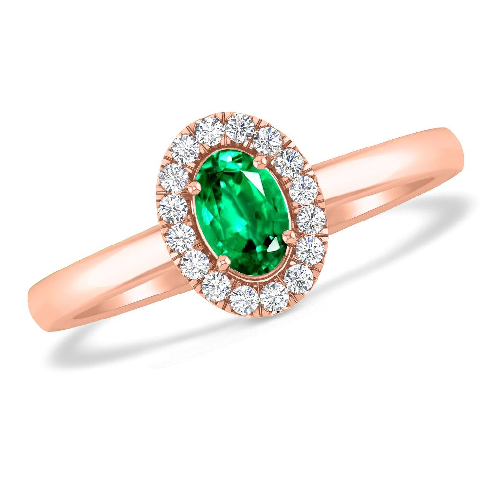 Rose Gold - Emerald