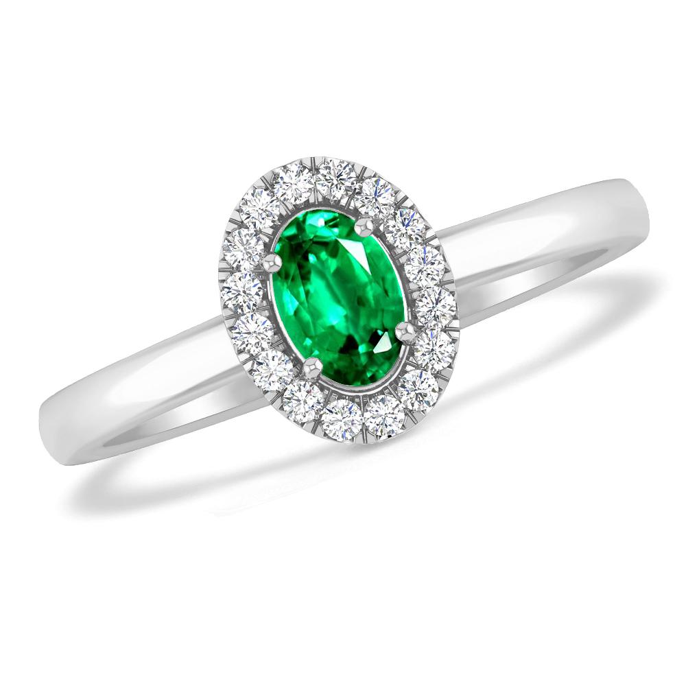 White Gold - Emerald