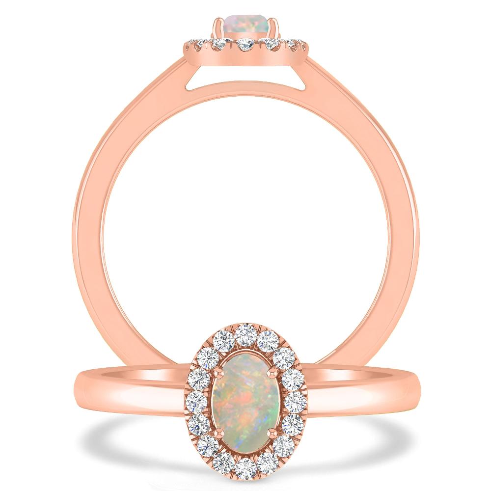 Rose Gold - Opal