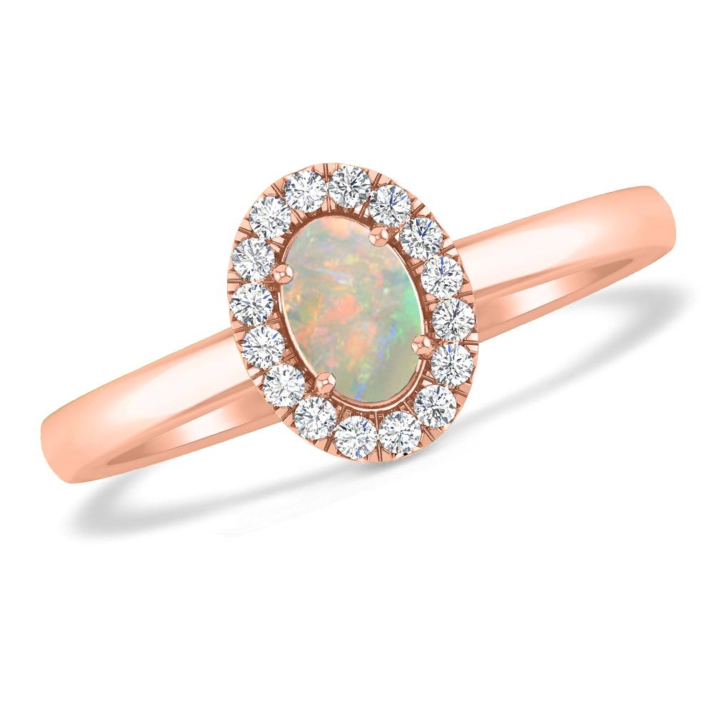 Rose Gold - Opal