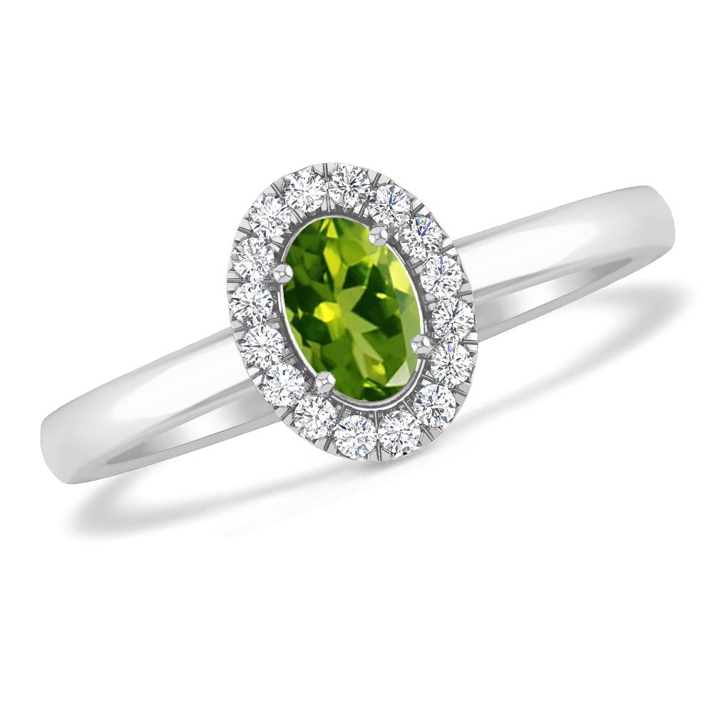 White Gold - Peridot