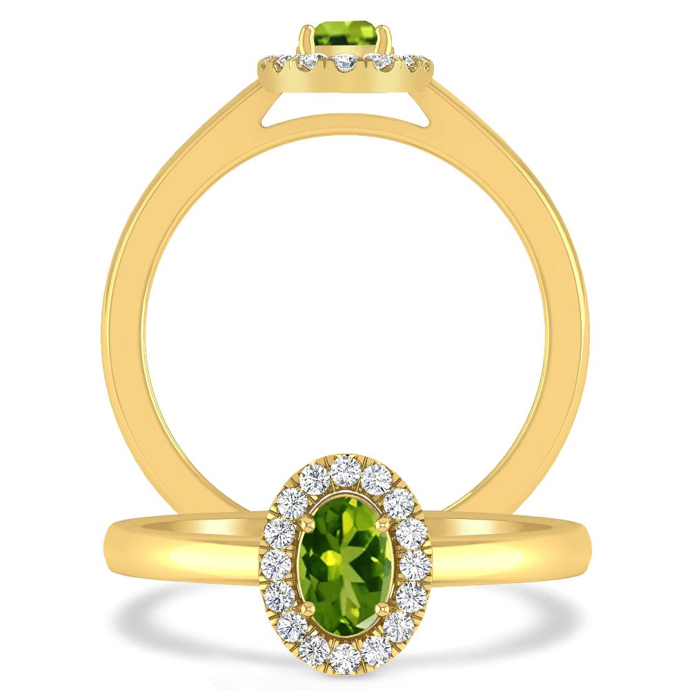 Yellow Gold - Peridot