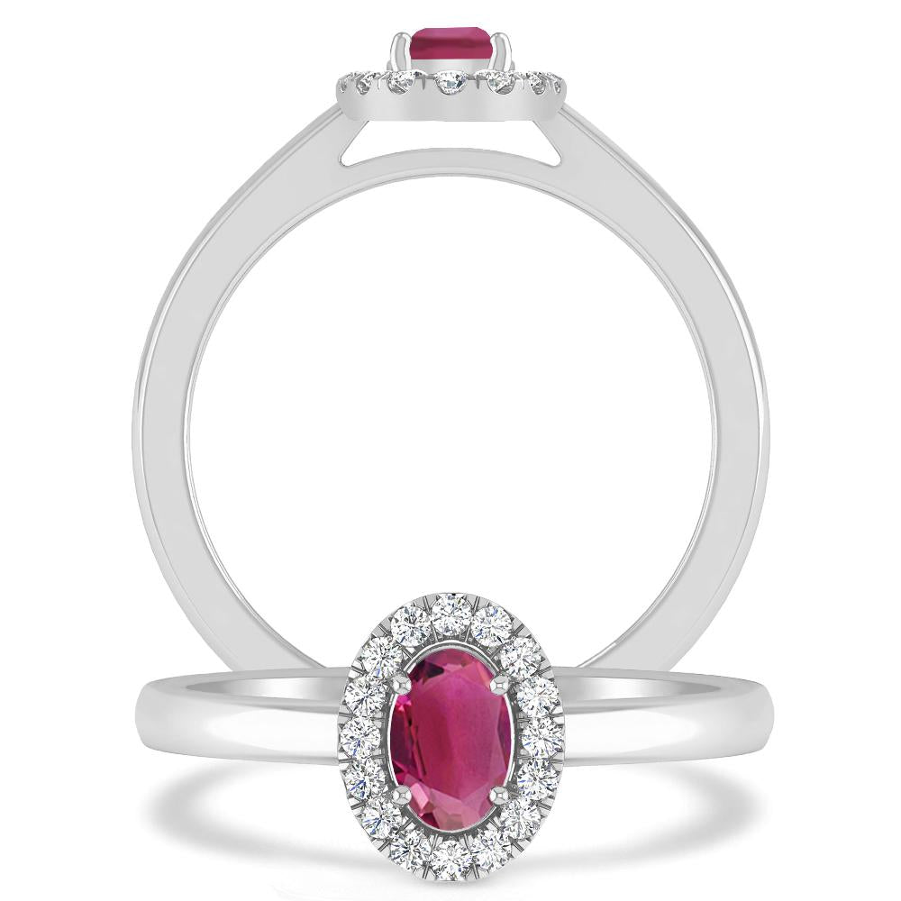 White Gold - Pink Tourmaline