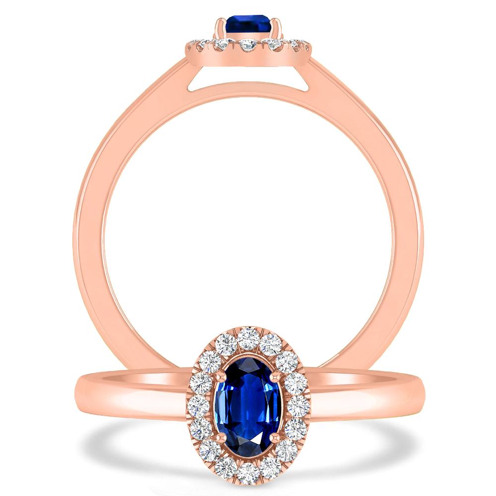 Rose Gold - Sapphire