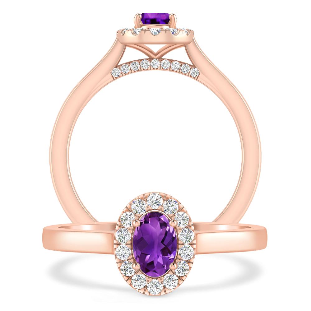 Rose Gold - Amethyst