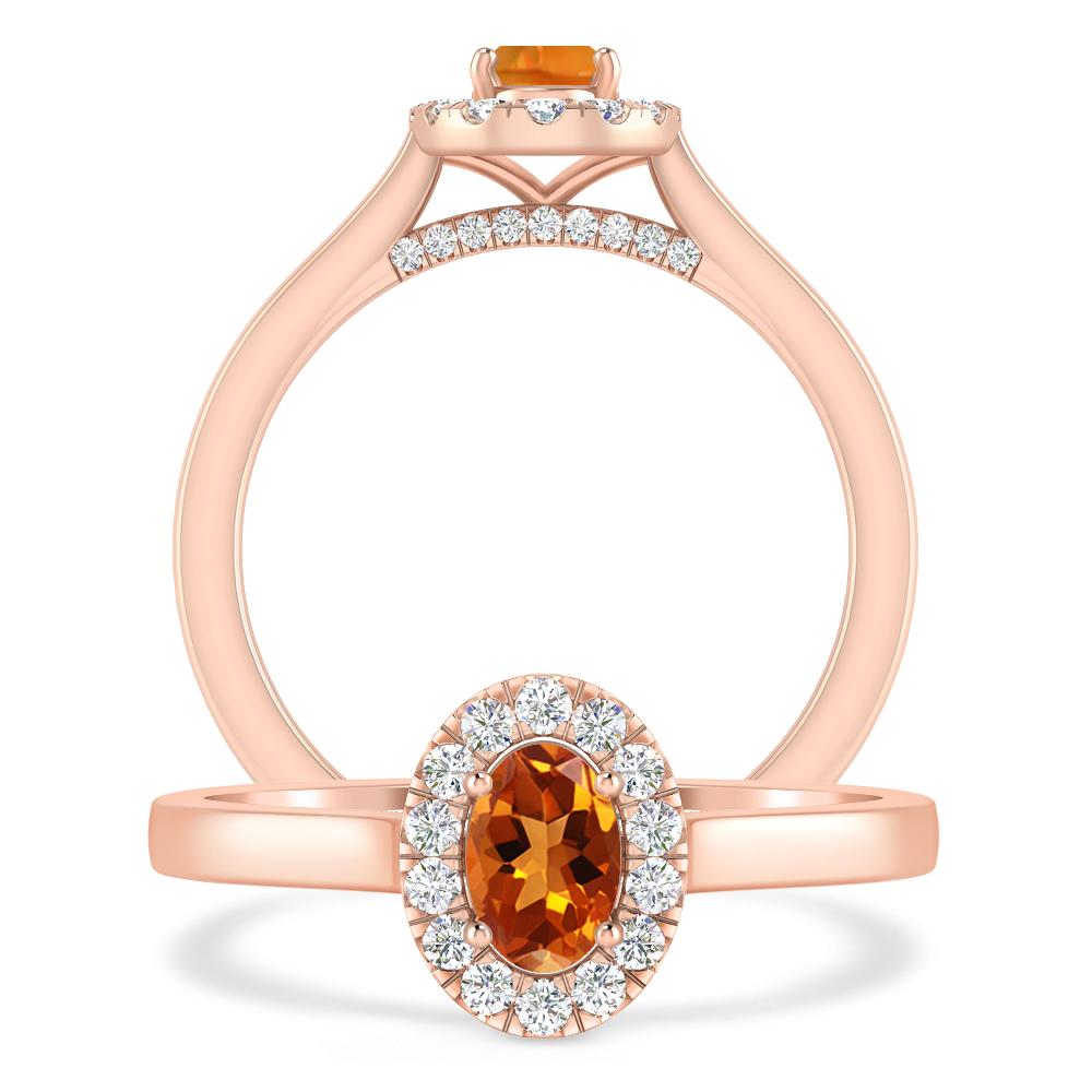 Rose Gold - Citrine