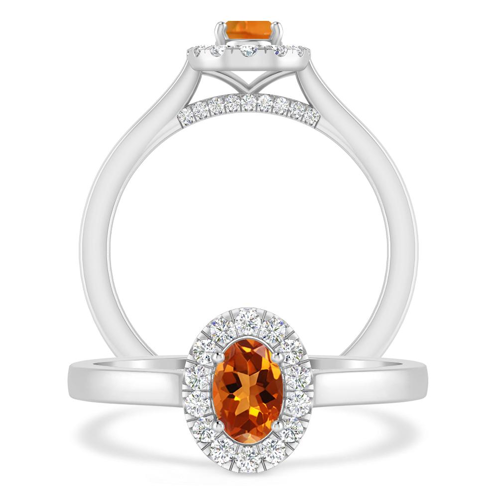 White Gold - Citrine