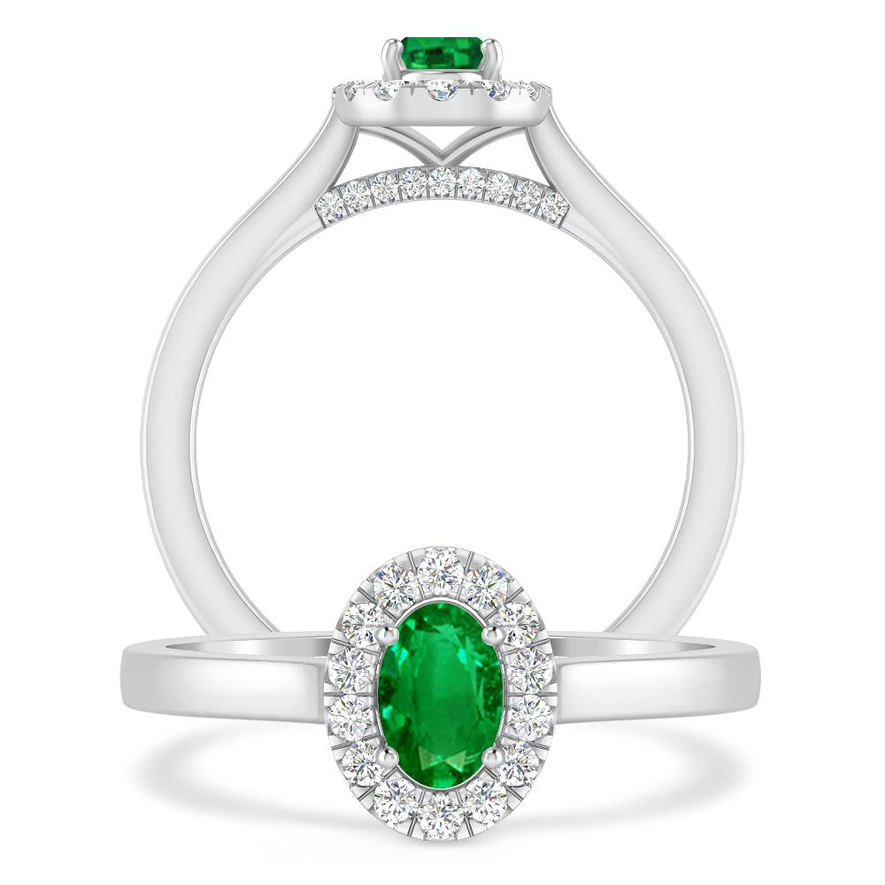 White Gold - Emerald