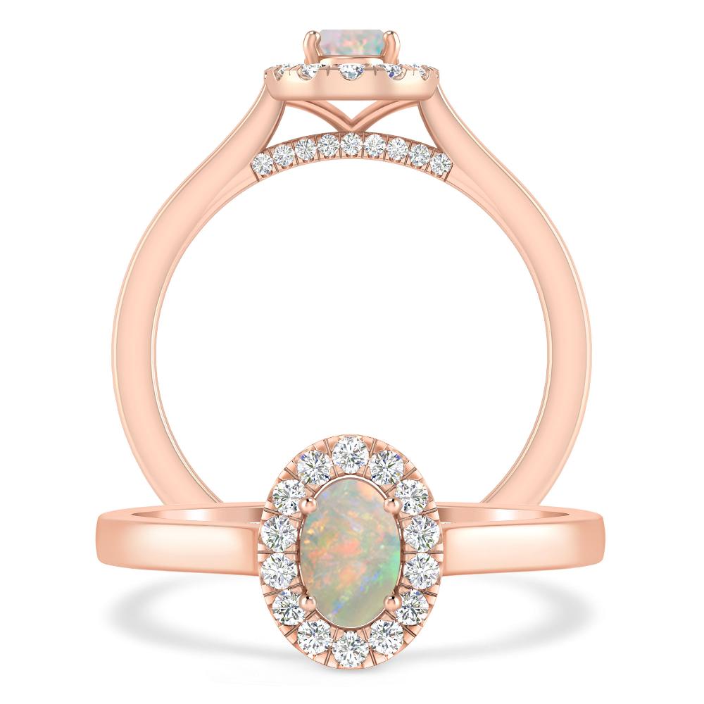 Rose Gold - Opal