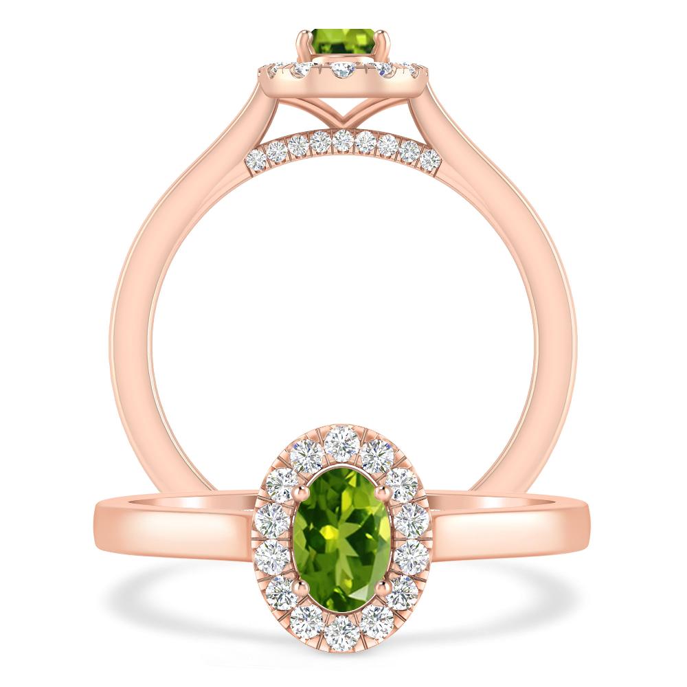 Rose Gold - Peridot