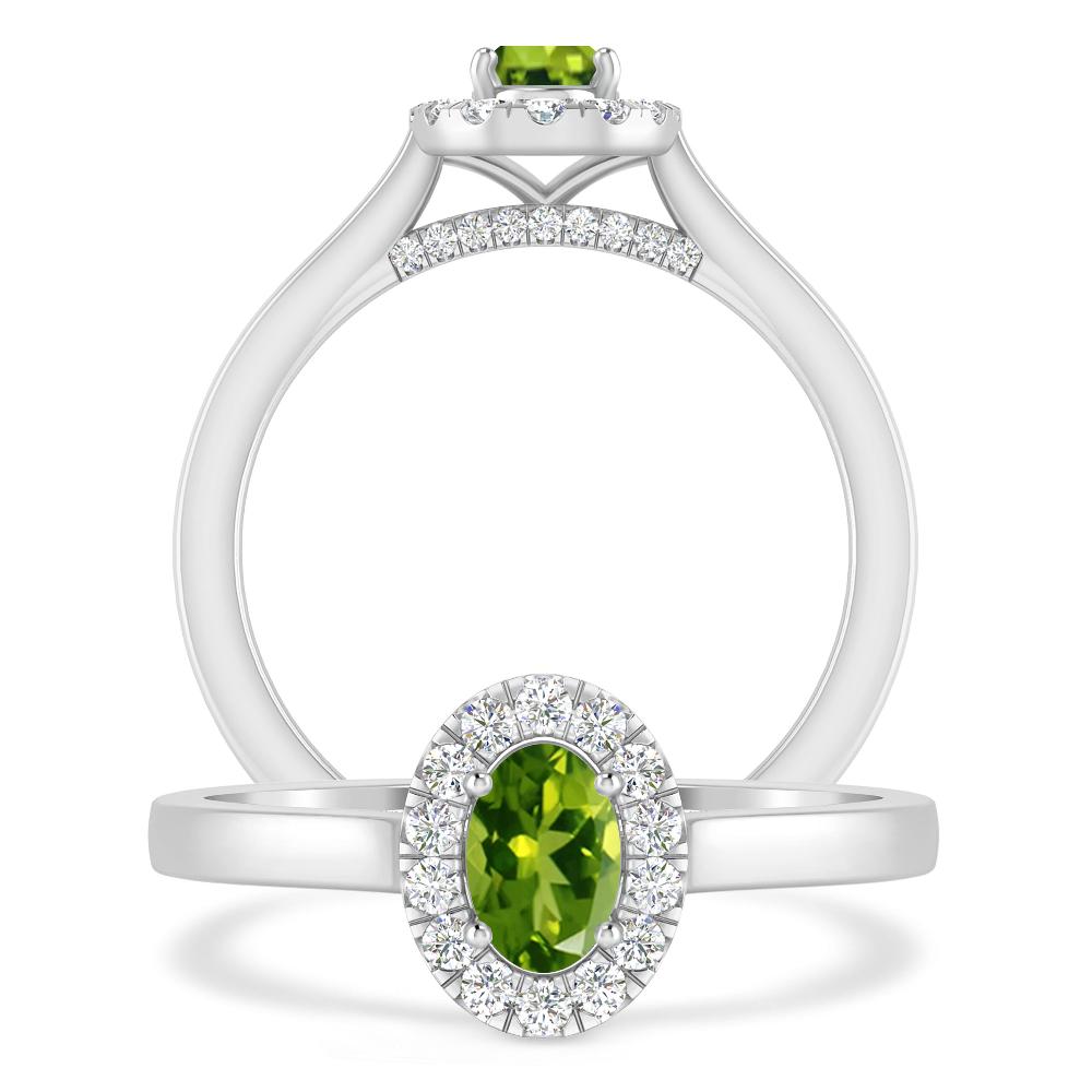 White Gold - Peridot