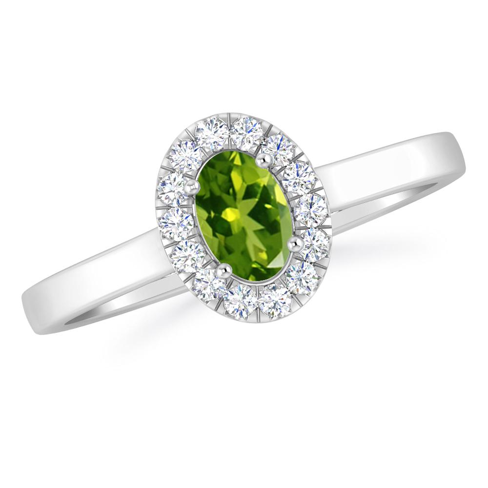 White Gold - Peridot