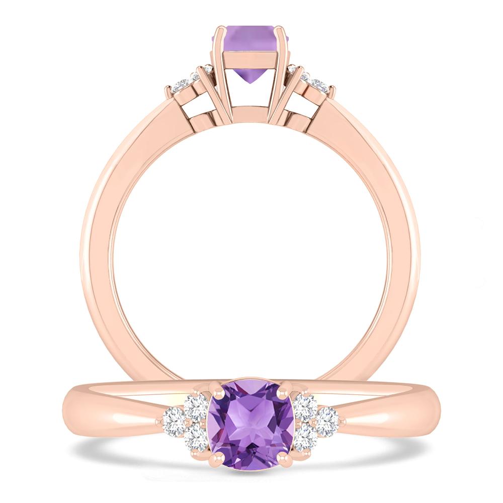 Rose Gold - Amethyst