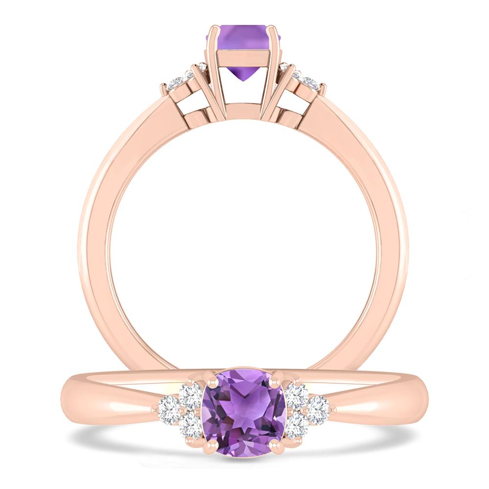 Rose Gold - Amethyst