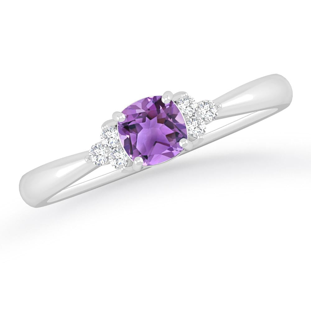 White Gold - Amethyst