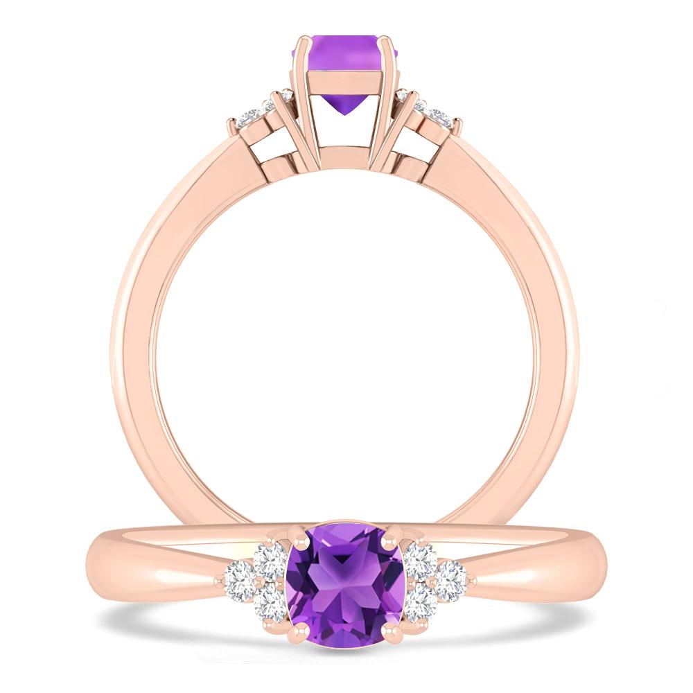 Rose Gold - Amethyst