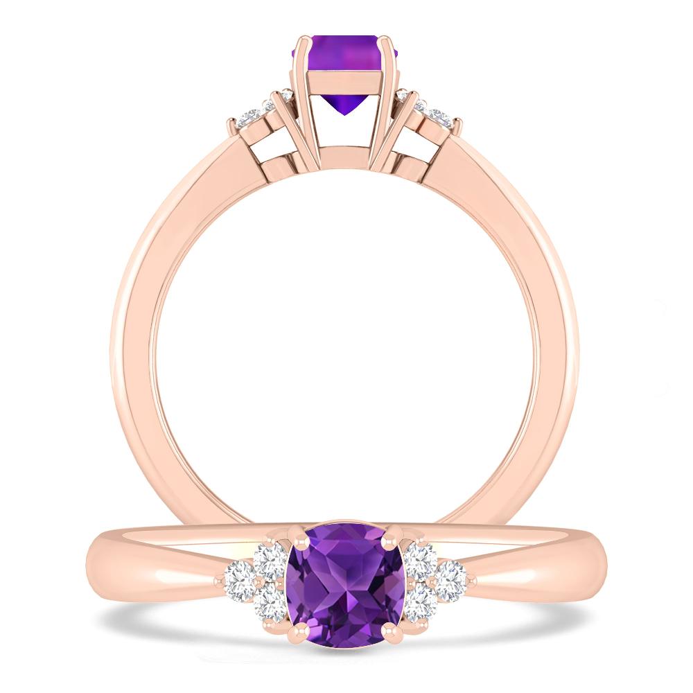 Rose Gold - Amethyst