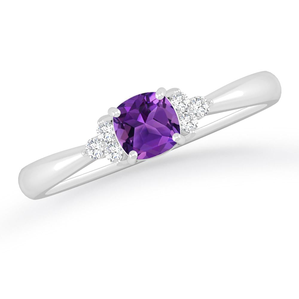 White Gold - Amethyst