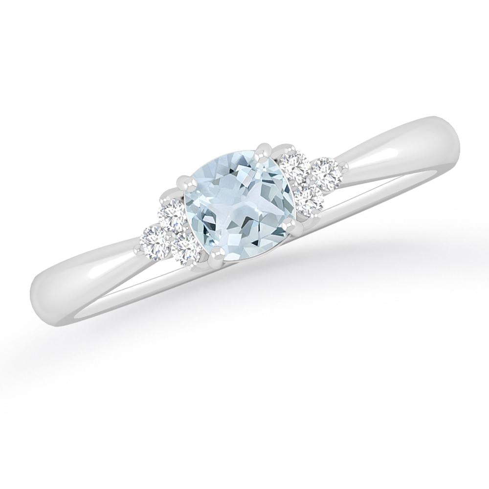 White Gold - Aquamarine