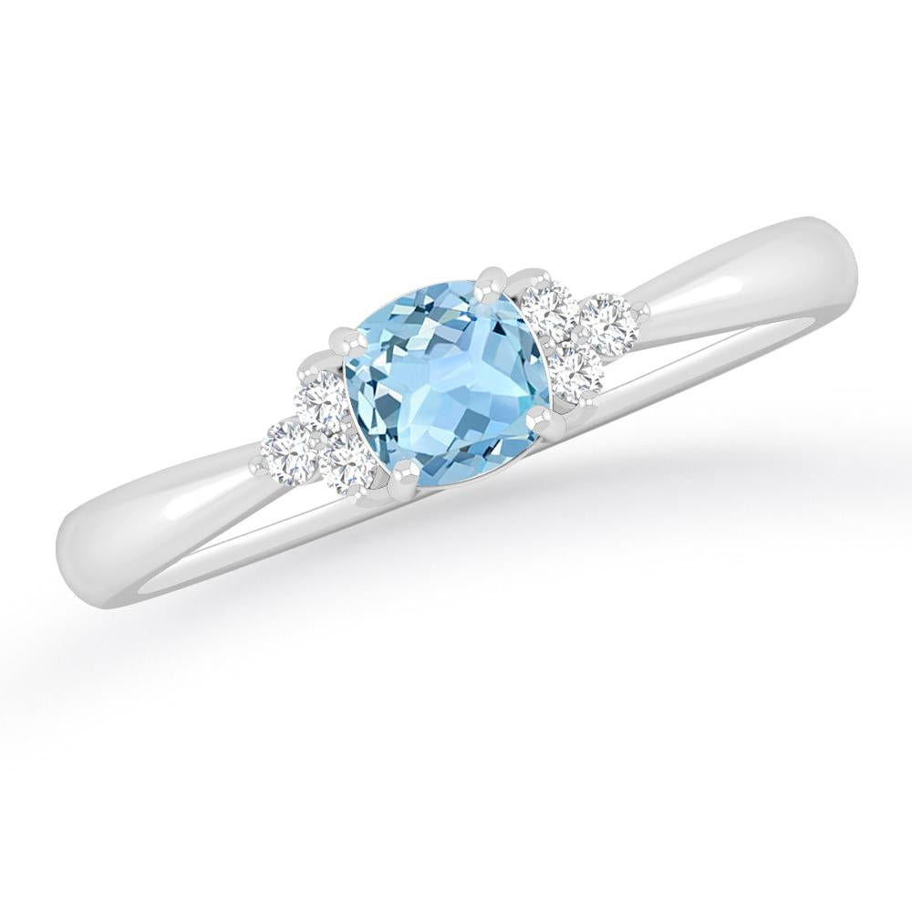 White Gold - Aquamarine