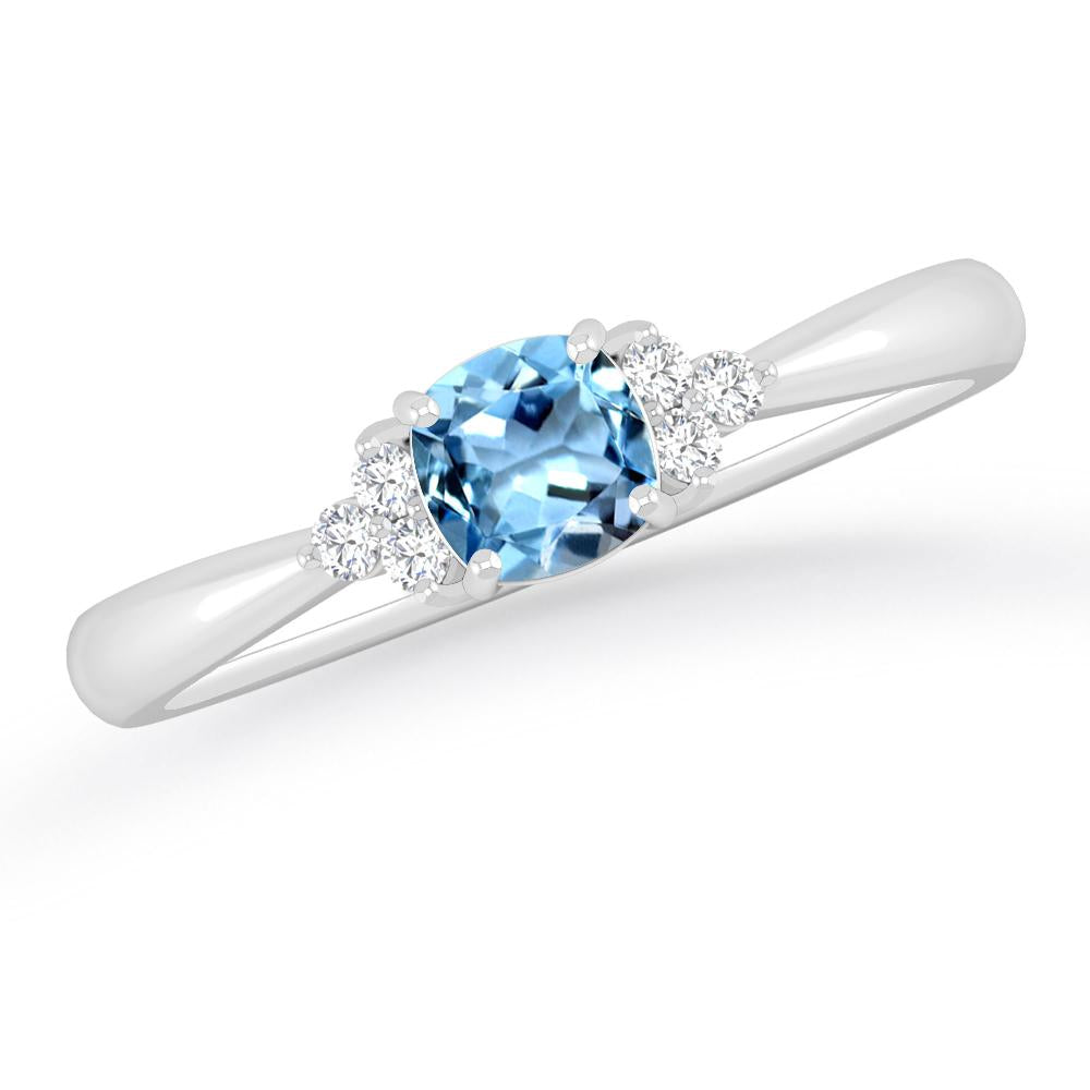 White Gold - Aquamarine