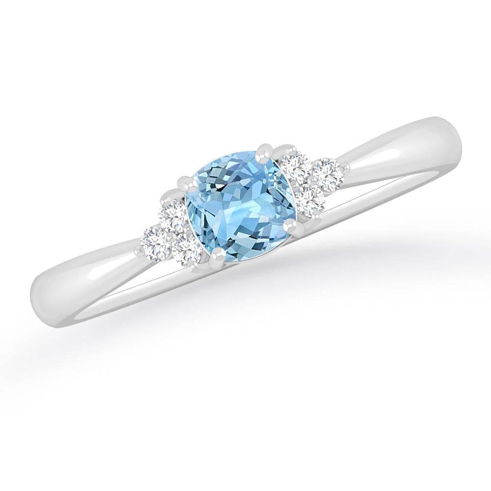 White Gold - Aquamarine