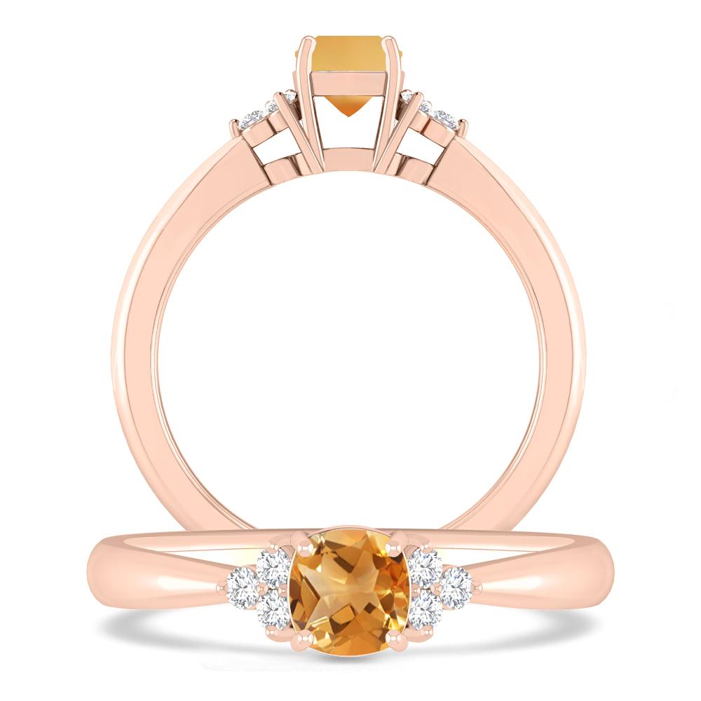 Rose Gold - Citrine