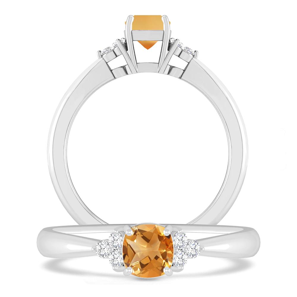 White Gold - Citrine