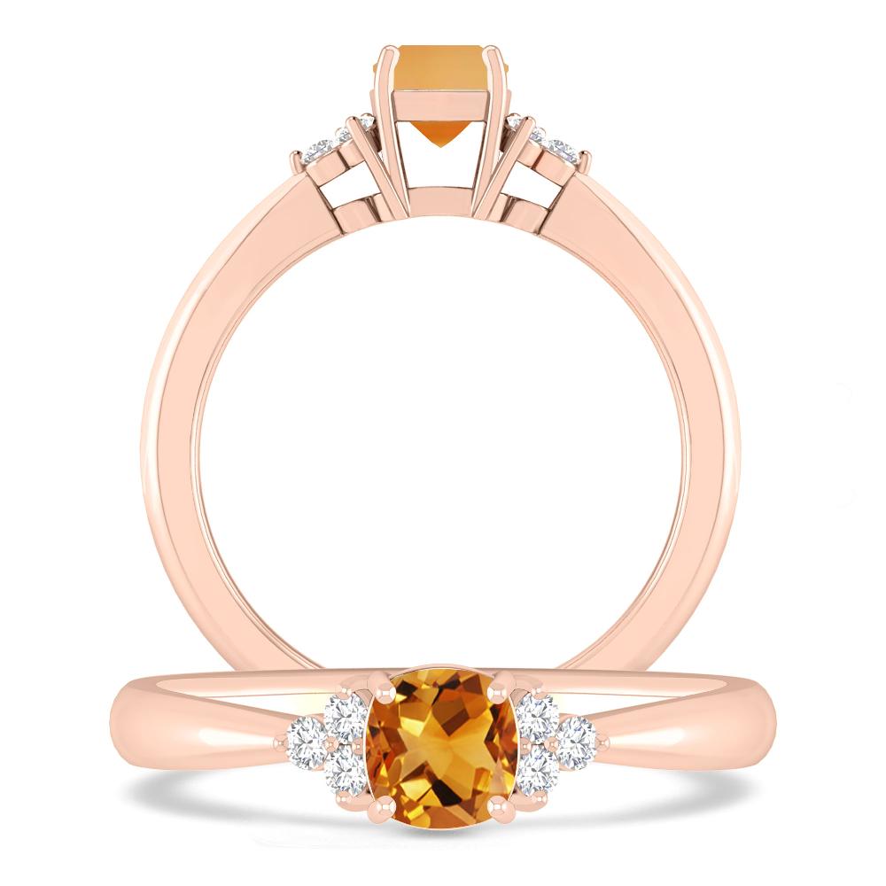 Rose Gold - Citrine