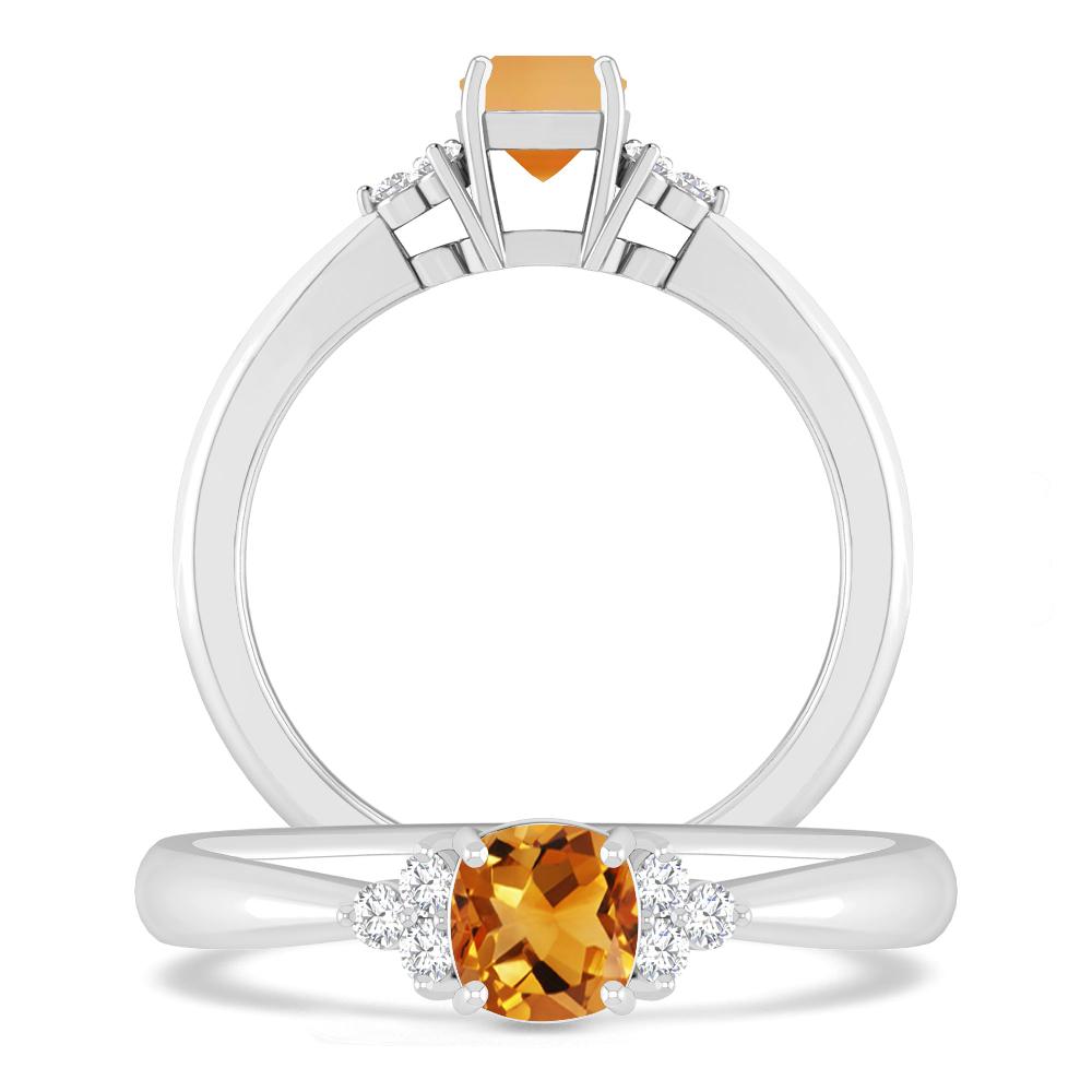 White Gold - Citrine