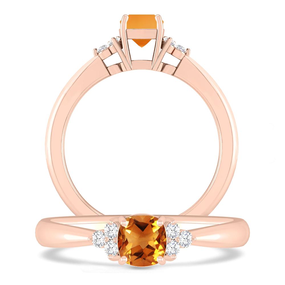 Rose Gold - Citrine