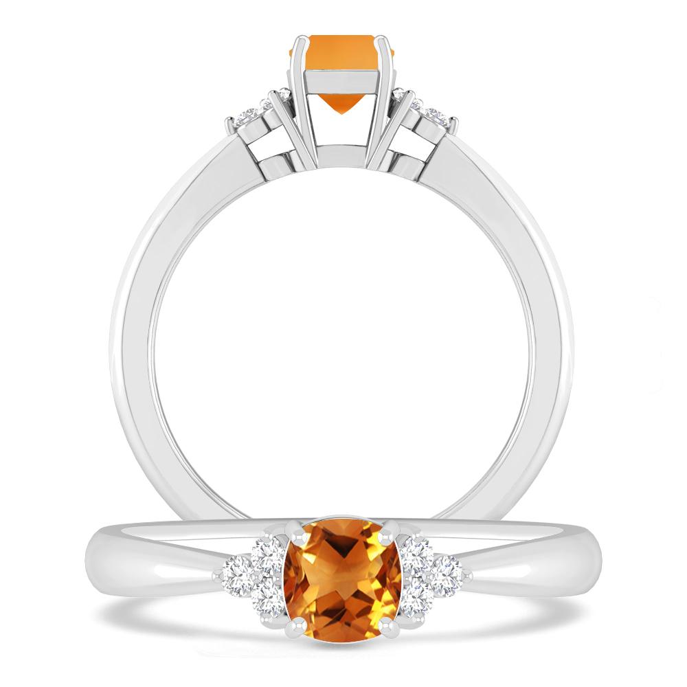 White Gold - Citrine