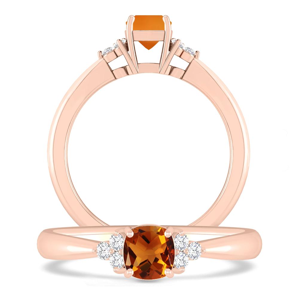 Rose Gold - Citrine